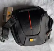 Case Logic DCB-304 High Zoom Camera Case Black Orange Accents Shoulder Strap