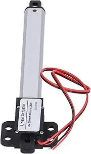 Linear Actuator, 4" Stroke Micro Linear Actuator, 12V DC Built in Limit Switch, Mini Electric Linear Actuator Motor for Home Appliances/Automotive, Low Noise and Short Circuit(Stroke 100mm-4mm/s-150N)