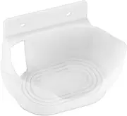 [Prettyia] Wall Mount, Space Saving Solution Bracket for Google Nest Audio Sturdy Wall Shelf Holder - White