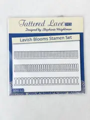 TATTERED LACE by STEPHANIE WEIGHTMAN -LAVISH BLOOMS STAMEN SET - BRAND NEW