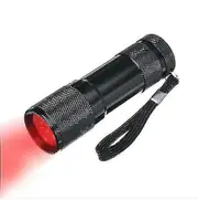 670nm 9led Deep Red Light Flashlight Against Deteriorating Eyesight Red Torch Junmai