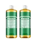 ^ 2 x Dr. Bronner's Pure-Castile Soap Liquid 18-in-1 Hemp Almond 946mL