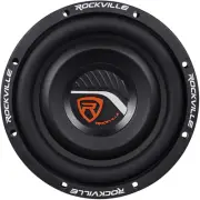 W8T4-S4 8" Shallow Mount 1000W Peak Car Subwoofer 4-Ohm Sub 250W RMS CEA Rated