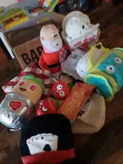 LOT M/L Bark Box KRIS KRINGLE Dumpling Ball Hot 4 You Bae Rito SQUEAKER Dog Toys