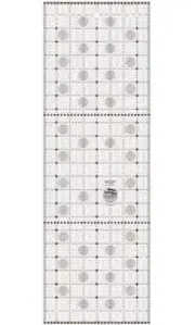 Creative Grids Charming Itty Bitty Eights Rectangle XL 8x24 Quilt Ruler CGRPRG5