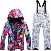 [Generic] Snow Suit Snowboard Suit Waterproof Warm Outdoor Sportswear Ski Jacket Bib Snow Pants