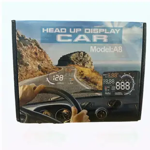 [高雄現貨] A8 5.5吋超大螢幕 HUD OBD2多功能抬頭顯示器