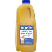 Nudie Nothing But Oranges Pulp Free Juice 2l