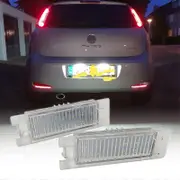 License plate light 2 times for fiat bravo large punto evo, car lighting - white