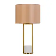 Deltona White Marble Table Lamp