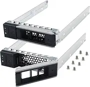 Hard Drive Tray Caddy 3.5 SSD Caddy X7K8W Hard Drive Bracket Compatible for Dell PowerEdge 14-16th R7415 R740 R640 R540 R440 R750 R650 R550 R450 R760 R7615 R7625 R660 R6615, 2 Pack