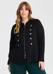 [TS] Taking Shape Bamboo Ponte Major Jacket Size 16 in - Plus Size Women's Clothing