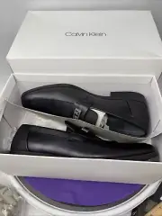Macys Calvin Klein Dress Shoes 9 M Jameson Leather New Box