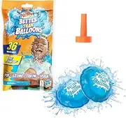 NERF Better Than Balloons Water Toys, Easy 1 Piece Clean Up, 36 Pods, Lots of Ways to Play, Backyard Water Fun, Gifts for Kids, Ages 3+