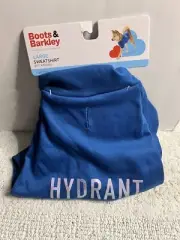 Boots & Barkley Blue Hydrant Inspector Dog Sweatshirt - Large