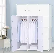 DIY 12 16 Cube Storage Cupboard Cabinet Wardrobe Rack Toy Book Shelves Compartme (12 Cube White)