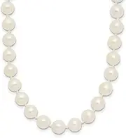 [JewelryWeb] 14k Yellow Gold Pearl clasp 6 6.5mm White Akoya SW Freshwater Cultured-Pearl Bracelet Link-Bracelet for Women