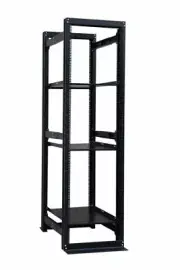 42U 19" 4 Post Open Frame Adjustable Network Server Rack Enclosure w/ 2 shelves