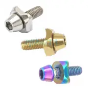 M5*0.8x16mm GR5 Titanium Bolt +Washer Concave For Bicycle Front Derailleur