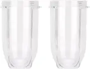 2 PCS Replacement Cups For Magic Bullet Replacement Parts 16OZ Blender Cups J...