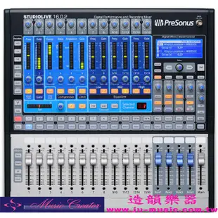 造韻樂器音響- JU-MUSIC - PreSonus StudioLive 16.0.2 Mixer 混音器 數位混音