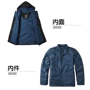 【The North Face】男 款 防風防水透氣可調節連帽兩件式外套 夾克/風雨衣 衝鋒衣_黑_497S