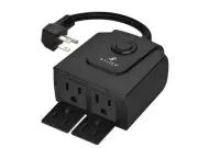 Monoprice Smart Home Wifi Outdoor Plug IP65 Compatible with Alexa Google Home