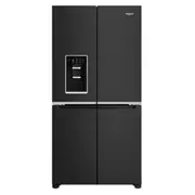 Whirlpool 592L French Door Fridge/Freezer With Ice & Water Dispenser in Dark S/Steel (WQ70902TBX)