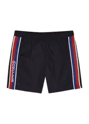 Moncler Kids Striped Shell Swim Shorts (12-14 Years) - Navy & Other - 12 Years 12 years
