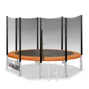 Blizzard 10 Ft Trampoline With Net - Orange