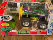 Rare 2002 Tyco R/C Monster Jam Remote Control The Incredible Hulk Truck + Box