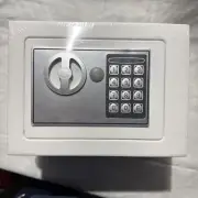 PATIKIL Small Safe Box with Lock and Key, 9"x6.7" Drop Slot Digital Personal