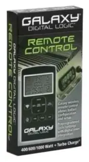 Galaxy Digital Logic Remote Control for Ballast- 360/400/600 watt + Turbo Charge