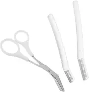 NOLITOY Beginner-friendly Eyebrow Razor Set Scissors Comb and Tweezers for Women for Face Shaping