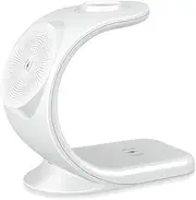 3-in-1 Magnetic Wireless Charger, Wireless Charging Station for iPhone, Apple Watch, and AirPods, 15W Fast Charger Stand, Compatible with iPhone 12-16, Apple Watch 3-9, AirPods 2/3/4/Pro