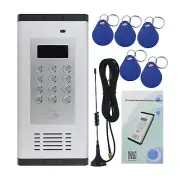K6 Wireless Intercom System 2G Audio Intercom Door Entry Access Control RFID