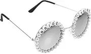 [GLSTOY] Bachelorette Photo Booth Props Bridal Glasses Pearl Cool Party Eyewear Glamour Accessory Comfortable Fit