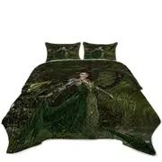 Fantasy Art Astranai the Beautiful Forest and Dragon Princess Coverlet