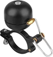 GALPADA 1Pc Vintage Copper Bike Bell with Loud Sound Durable Cycling Alarm Ring for Mountain and Road Bikes Black Essential Accessory for Safety and Convenience