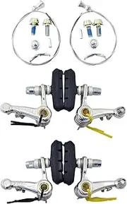 Dia Compe DC980 Cyclocross Cantilever Brake Set (Front & Rear), Silver, DP2422