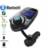 Wireless In-Car Bluetooth FM Transmitter MP3 Radio Adapter Car Kit USB Charger