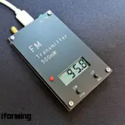 RC-FM 2000M FM Transmitter Digital Display Transmitter 0.5W 500mW Stereo 76-108M
