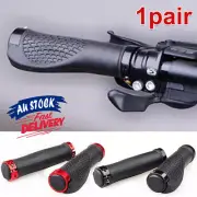 1Pair Bicycle Handlebar MTB Rubber Cycling Lock-On Mountain Bike Grips Ergonomic