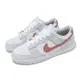 Nike 休閒鞋 Dunk Low Retro 男鞋 女鞋 白 灰 紅 皮革 低筒 經典 情侶鞋 HF0730-160