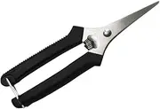 Parliky 5Pcs Multi Function Trimming Shears Ergonomic Pruning Scissors for Garden Orchard and Nursery Use Durable Black Handles Garden Accessory for Pruning and Picking