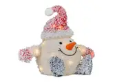 52cm Christmas Snowball Man with Lights