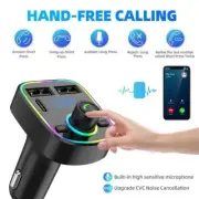WirelessCar Bluetooth FM Transmitter MP3 Audio USB Charger Adapter HandsfreeHOT