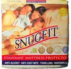 Snugfit SINGLE Bed Stainsafe Mattress Protector. Waterproof Anti-Dust Mite