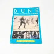 VINTAGE 80s Dune Puzzles Games Mazes Activities Paperback January 1, 1984
