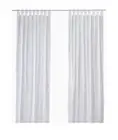 Ikea MATILDA Sheer Curtains 2 Panels (1 pairs) 100% Cotton 57" x 98" White - NEW